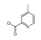 2-Pyridinecarbonyl chloride, 4-methyl- (9CI)结构式