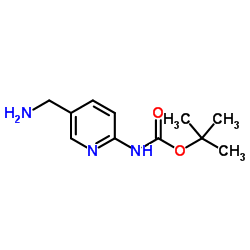 5-(AMINOMETHYL)-2-(N-BOC)AMINOPYRIDINE Structure