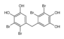 3,4-dibromo-5-[(2,3-dibromo-4,5-dihydroxyphenyl)methyl]benzene-1,2-diol Structure