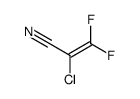 2-chloro-3,3-difluoro-acrylonitrile结构式