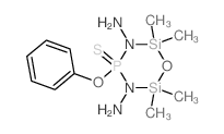 1-Oxa-3,5-diaza-4-phospha-2,6-disilacyclohexane-3,5-diamine,2,2,6,6-tetramethyl-4-phenoxy-, 4-sulfide picture