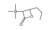 (3S,4R)-4-propyl-3-trimethylsilyloxetan-2-one Structure