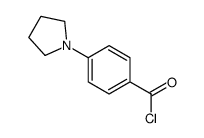 Benzoyl chloride, 4-(1-pyrrolidinyl)- (9CI) Structure