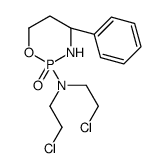 (2S,4R)-N,N-bis(2-chloroethyl)-2-oxo-4-phenyl-1,3,2λ5-oxazaphosphinan-2-amine结构式