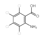 四氯邻氨基苯甲酸结构式