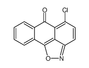 5-chloro-anthra[1,9-cd]isoxazol-6-one Structure