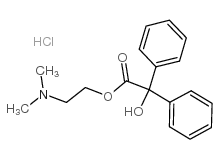 Benzeneacetic acid, a-hydroxy-a-phenyl-, 2-(dimethylamino)ethylester, hydrochloride (9CI) picture