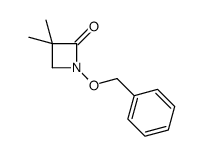 3,3-dimethyl-1-phenylmethoxyazetidin-2-one结构式