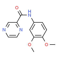 Pyrazinecarboxamide, N-(3,4-dimethoxyphenyl)- (9CI) picture