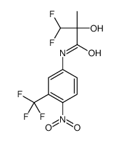 3,3-difluoro-2-hydroxy-2-methyl-N-[4-nitro-3-(trifluoromethyl)phenyl]propanamide Structure