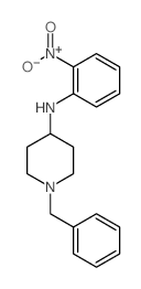 1-benzyl-N-(2-nitrophenyl)piperidin-4-amine structure