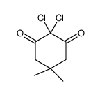 2,2-dichloro-5,5-dimethylcyclohexane-1,3-dione Structure