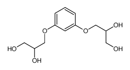 3-[3-(2,3-dihydroxypropoxy)phenoxy]propane-1,2-diol结构式