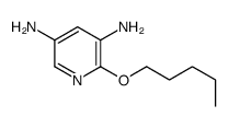 3,5-Pyridinediamine,2-(pentyloxy)-(9CI) Structure