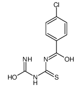 N-(carbamoylcarbamothioyl)-4-chlorobenzamide结构式