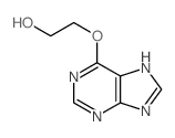 2-(5H-purin-6-yloxy)ethanol结构式