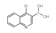 (4-bromoquinolin-3-yl)boronic acid structure