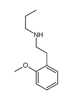 Benzeneethanamine, 2-methoxy-N-propyl- (9CI)结构式