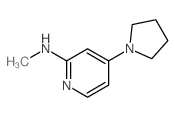 N-methyl-4-pyrrolidin-1-yl-pyridin-2-amine结构式