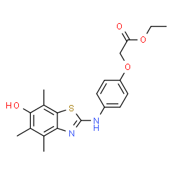 Acetic acid,[4-[(6-hydroxy-4,5,7-trimethyl-2-benzothiazolyl)amino]phenoxy]-,ethyl ester (9CI) picture