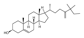 25-Ethylergosta-5,24(28)-dien-3β-ol Structure