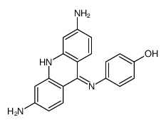 4-[(3,6-diaminoacridin-9-yl)amino]phenol Structure