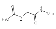 Acetyl-glycine methyl amide Structure