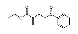 ethyl 2-methylene-4-(phenylsulfinyl)butanoate Structure