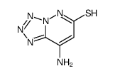 8-amino-5H-tetrazolo[1,5-b]pyridazine-6-thione结构式