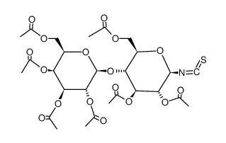 Hepta-O-acetyl-β-D-lactosyl-isothiocyanate结构式