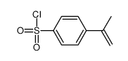 4-prop-1-en-2-ylbenzenesulfonyl chloride Structure