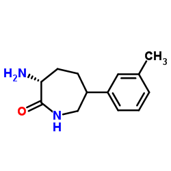 2H-Azepin-2-one,3-aminohexahydro-6-(3-methylphenyl)-,(3R)-(9CI) Structure