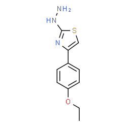 4-(4-ETHOXYPHENYL)-2(3H)-THIAZOLONE HYDRAZONE结构式