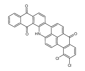 dichloroanthra[2,1,9-mna]naphth[2,3-h]acridine-5,10,15(16H)-trione structure