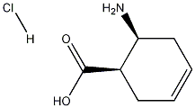 (1R,2S)-(+)-2-Amino-1-cyclohex-4-enecarboxylic acid hydrochloride结构式