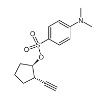 (1R,2S)-2-ethynylcyclopentyl 4-(dimethylamino)benzenesulfonate Structure