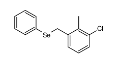 2-methyl-3-chlorobenzyl phenyl selenide Structure