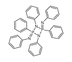 1,3-diphenyl-2,4-di(phenylimino)-1,3-diaza-2,4-diphosphetidine Structure