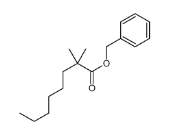 benzyl 2,2-dimethyloctanoate Structure