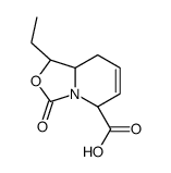 3H-Oxazolo[3,4-a]pyridine-5-carboxylicacid,1-ethyl-1,5,8,8a-tetrahydro-3-oxo-,(1S,5R,8aS)-(9CI)结构式