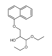 1,1-diethoxy-3-(1-naphthoxy)-2-propanol Structure