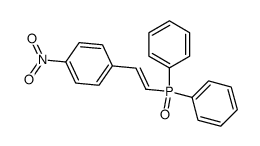 (E)-(4-nitro)styryl diphenylphosphine oxide Structure