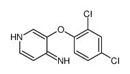 3-(2,4-dichlorophenoxy)pyridin-4-amine Structure