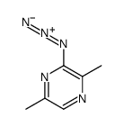 3-azido-2,5-dimethylpyrazine Structure