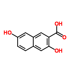 3,7-二羟基-2-萘甲酸结构式