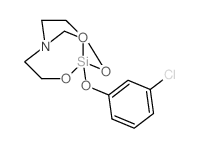 1-(3-Chlorophenoxy)silatrane结构式