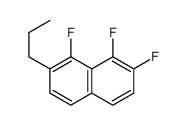 1,2,8-trifluoro-7-propylnaphthalene结构式