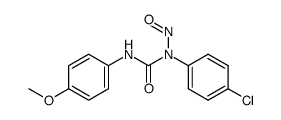 1-(4-chlorophenyl)-3-(4-methoxyphenyl)-1-nitrosourea Structure