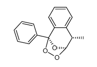 exo-1-methyl-3-phenylindene ozonide Structure