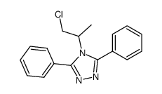 4-(β-Chlor-isopropyl)-3,5-diphenyl-1,2,4-triazol结构式